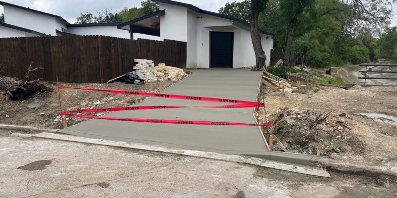 concrete driveway replacement
